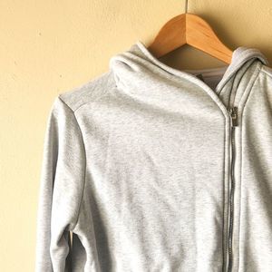 Athleta size large motor style sweatshirt jacket